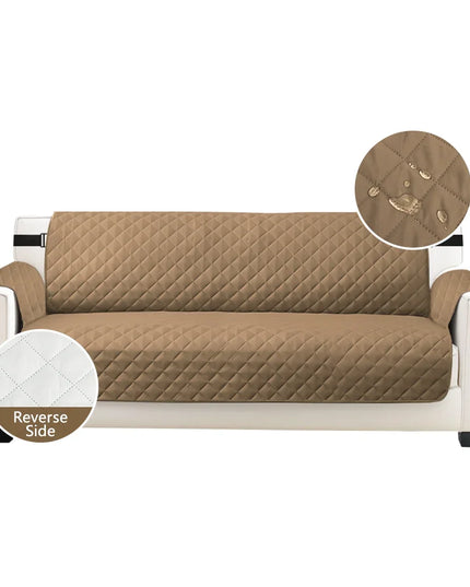Sofa Covers Waterproof Sofa Slipcovers 1/2/3/4 Seater Non Slip Cover for Kids Pets Washable Sofa Protector with Elastic Strap