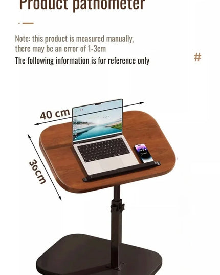 Dormitory Bedside Table Household foldable Mobile Lift Computer Desk Portable livingroom side table Bedroom Lazy Laptop Desk