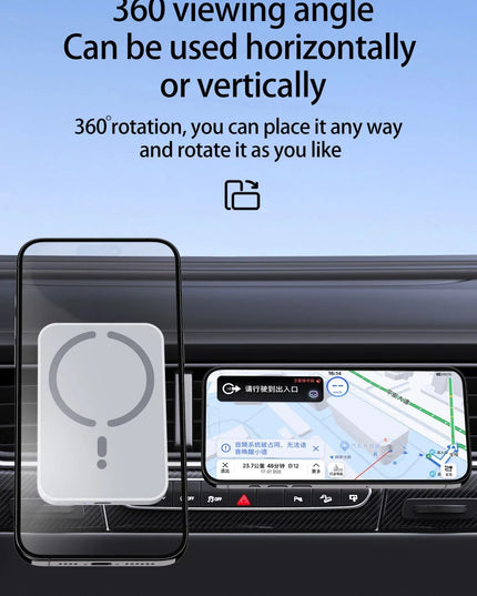 Magnetic Car Wireless Charger For Magsafe iPhone 12 13 14 15 16 Pro Max Air Vent Car Phone Holder Stand Fast Car Charging