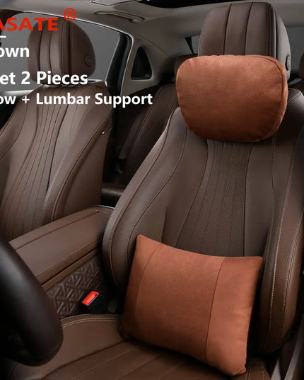 OASATE New 2.0 Car Headrest Neck Pillow Support Seat / Maybach Design S Class Soft Universal Adjustable Car Neck Waist Pillows