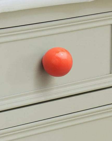 Handles Drawer Cabinet Furniture Kitchen Handles for Cabinet Knob Door Drawer Knob Colour Ceramics Rotundity Single Hole