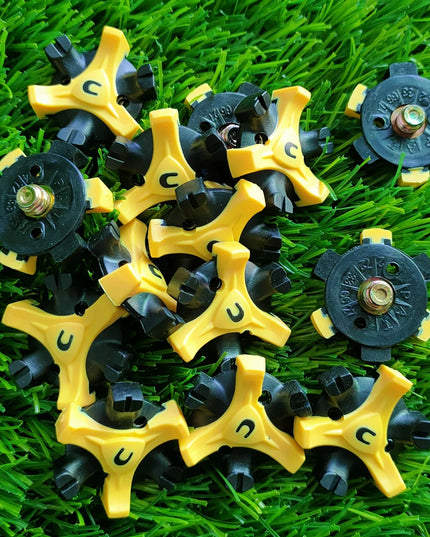 30pcs Soft Golf Shoe Spikes Metal Thread Studs Replacement Fit Golf Spike With Wrench Tool