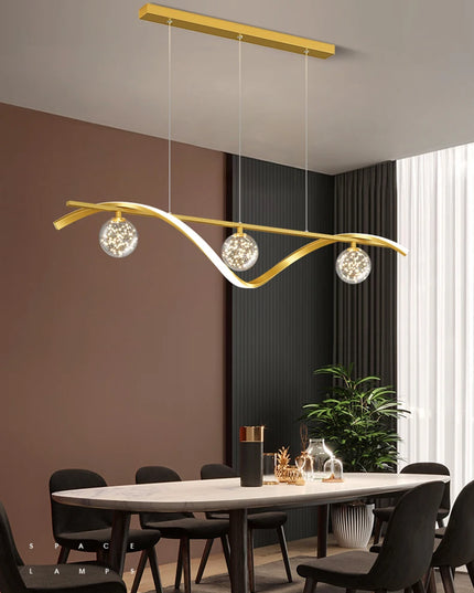 New Modern Led Chandelier For Living Room Dining Room Kitchen Ceiling Pendant Lights Nordic Minimalist Dining Tables Lamps