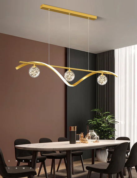 New Modern Led Chandelier For Living Room Dining Room Kitchen Ceiling Pendant Lights Nordic Minimalist Dining Tables Lamps