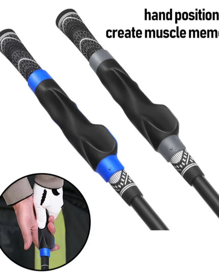 Golf Grip Trainer, Golf Training Aid, Easy To Carry to the Practice Area, Grip Trainer Club to Help Train Correct Hand Position