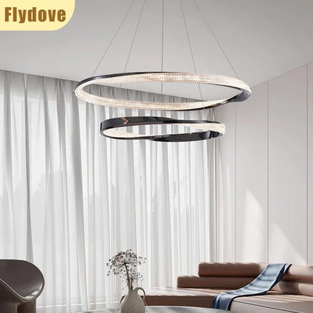 Modern Light Luxury Villa LED Chandelier Italian Art Living Room Hotel Restaurant Kitchen Home Decoration Lighting Fixtures