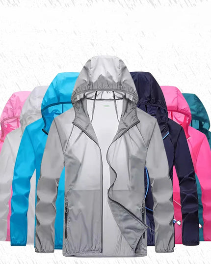 Golf Raincoat Rain Jacket Waterproof Lightweight Quick-Dry UV Sun Protection Breathable Outdoor Sports Men Women Golfing Apparel