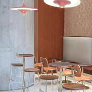 Modern Restaurant LED Chandelier Ceiling Pendant Light Dining Table Hanging Lamp Home Decor 1 Head UFO Indoor Lighting Fixture