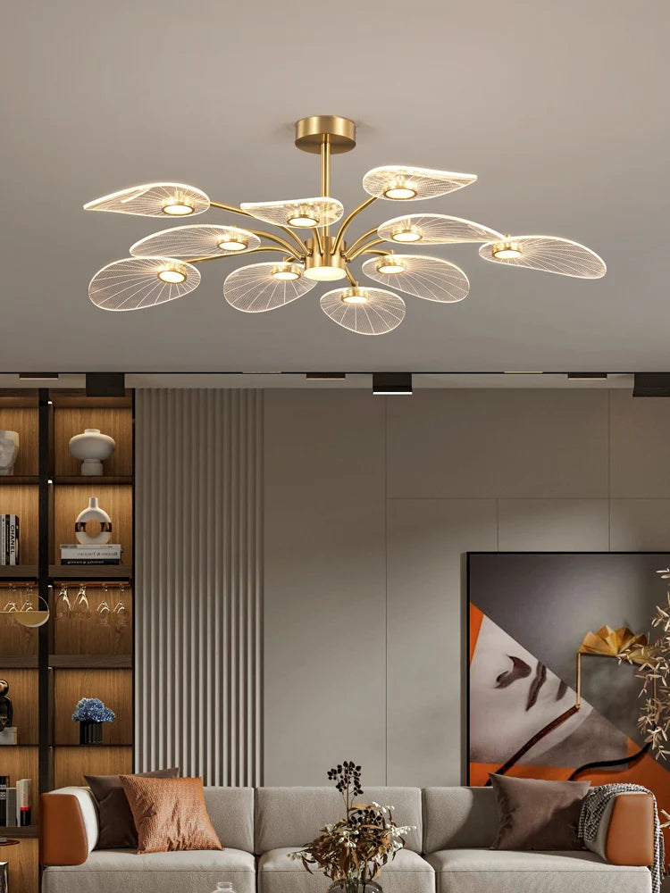 Modern LED Chandelier Suitable For Villa Living Room Ceiling Lights Art Bedrooms Kitchens Home Decoration Lamp Indoor Lighting