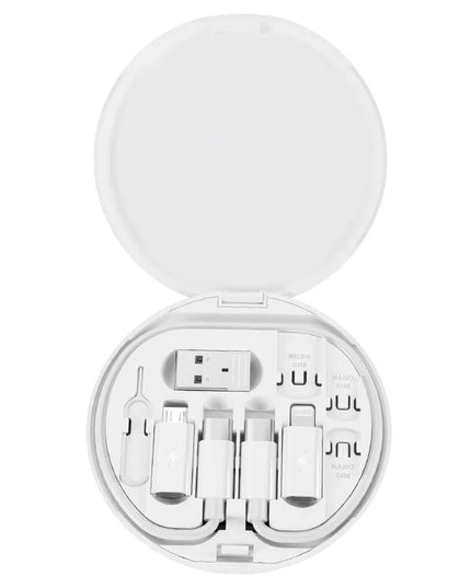 Multi USB Type C to C 60W Charging Adapter Cable Kit USB C to Lighting Conversion Set USB A & Type C to Micro/Type C/Lighting