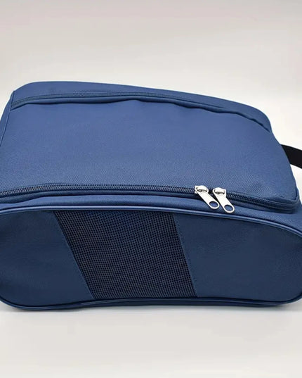 Portable Golf Shoe Bag Oxford Cloth Shoe Carrier Bags Breathable Lightweight Golf Handbag Dustproof Football Tennis Shoe Bag