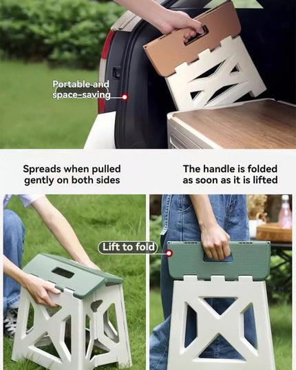 Portable Outdoor Portable Folding Stool for Home Use,multifunctional Shoe Changing, Simple and Lightweight Leisure Fishing Stool