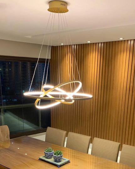 Modern led dining room chandeliers simple ring chandelier living  bedroom Lights home indoor lighting decorative Pendant Lamps