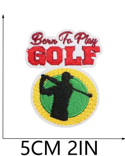 GOLF Emblem Clothing Accessories Badge Sticker Embroidered Embroidery Sticker Iron-on Patches
