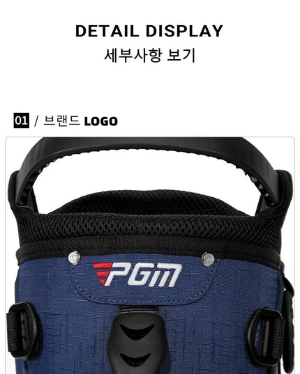 PGM Golf Bags Men Women Lightweight Multifunctional Stand Bag Can Hold a Full Set of Clubs QB074