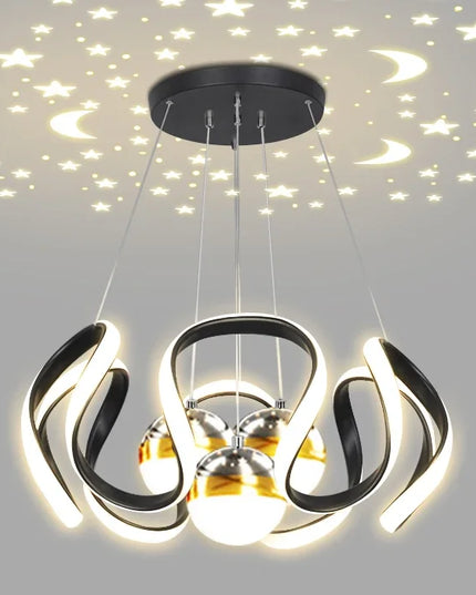 Modern Stylish Lustre LED Chandelier Art Design Pendant Light Living Kitchen Ceiling Lamps Home Room Decoration Lighting Fixture