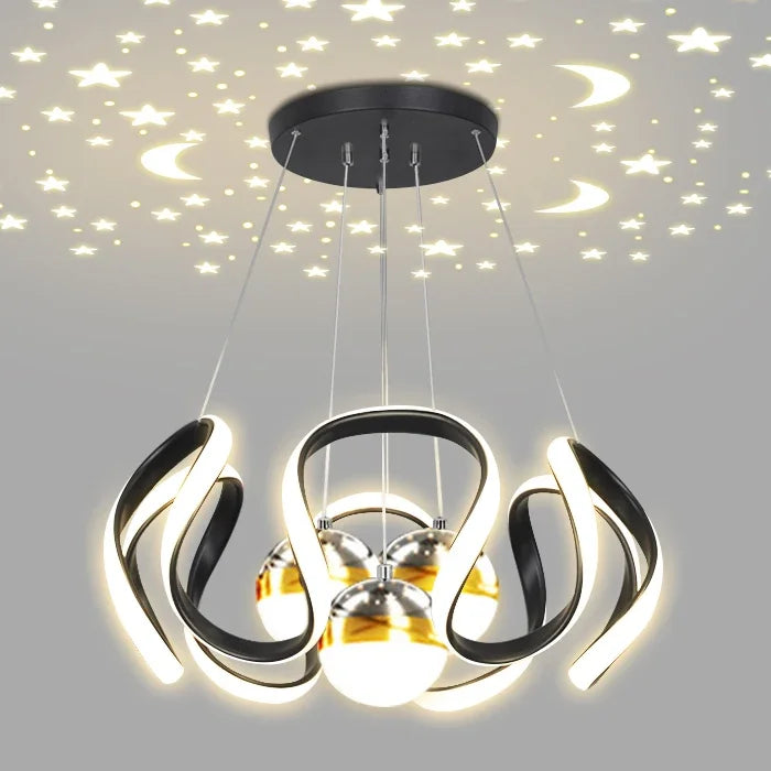 Modern Stylish Lustre LED Chandelier Art Design Pendant Light Living Kitchen Ceiling Lamps Home Room Decoration Lighting Fixture
