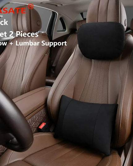 OASATE New 2.0 Car Headrest Neck Pillow Support Seat / Maybach Design S Class Soft Universal Adjustable Car Neck Waist Pillows