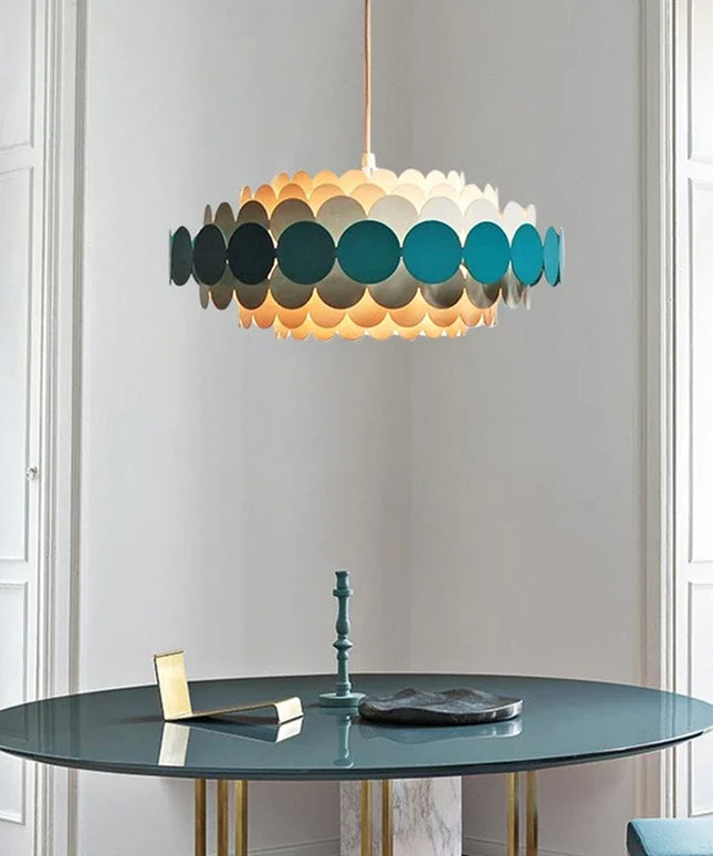 Modern Creative Dining Room Chandelier LED Colorful Hanging Light Bedroom Home Indoor Minimalist Living Room Pendant Lights