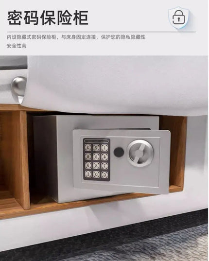 Comforter Mattresses Double Bed Luxury Organizer Bedframe Headboards Double Bed Bedroom Smart Camas De Dormitorio Furniture Home