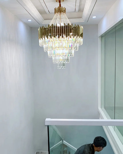Modern Chandeliers for Living Room Chandelier Luxury Crystal Chandelier Ceiling Lights Lustre Salon Loft Pendant Lighting Lamps