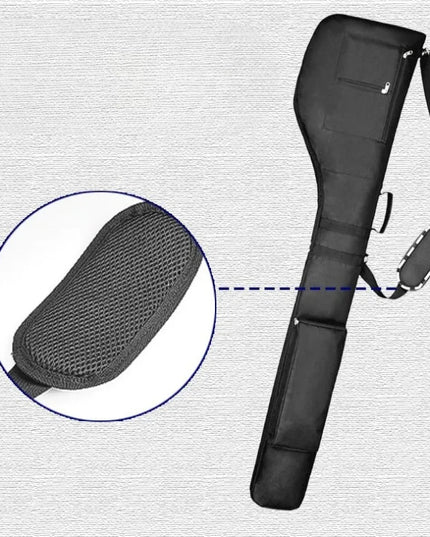 Foldable Golf Clubs Bag Beginner Practice Golf Gun Bag Oxford Cloth Portable Club Storage Bags Professional Sports Accessories