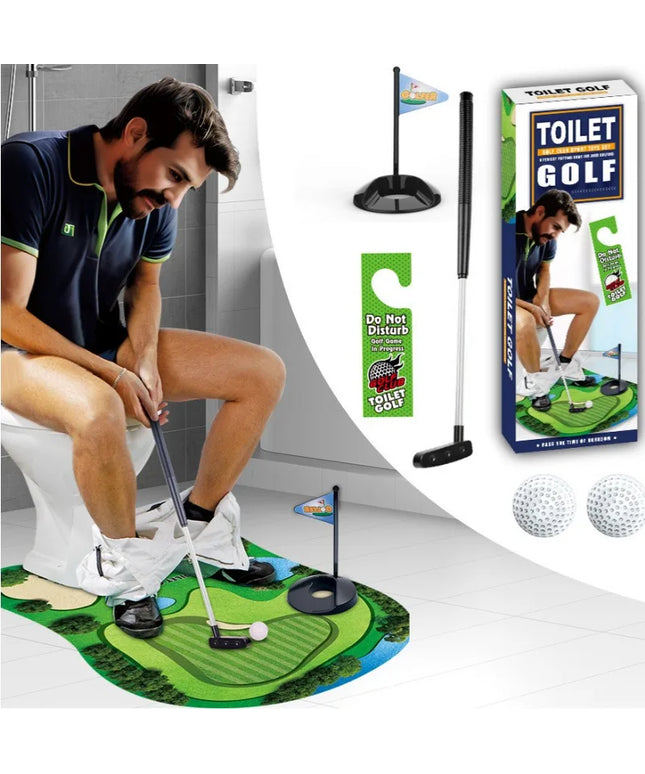 A Set of Five Toilet Golf Balls, A Fun and Leisure Golf Ball Set for The Toilet, Perfect As A Gift for Dad or Boyfriend.