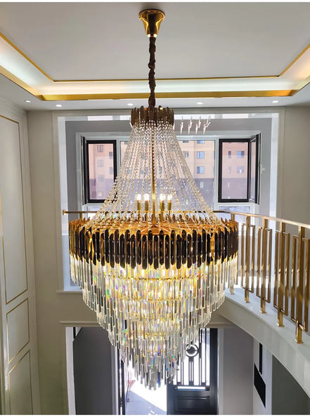Modern Chandeliers for Living Room Chandelier Luxury Crystal Chandelier Ceiling Lights Lustre Salon Loft Pendant Lighting Lamps