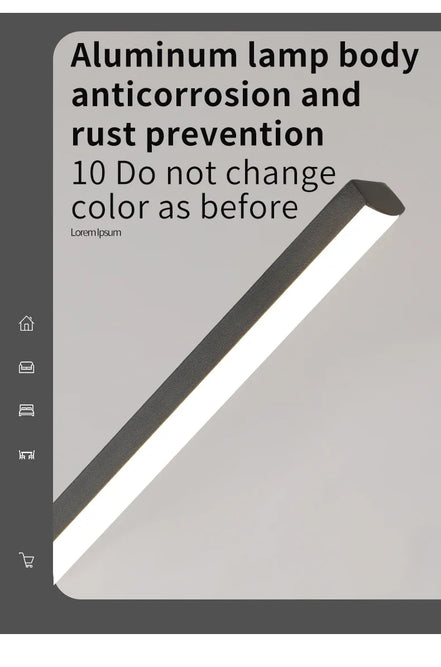 Modern LED Chandelier Featuring Minimalist Linear Panel Design 80/100cm Textured Pendant Light For Dining Rooms Bedrooms  Studie