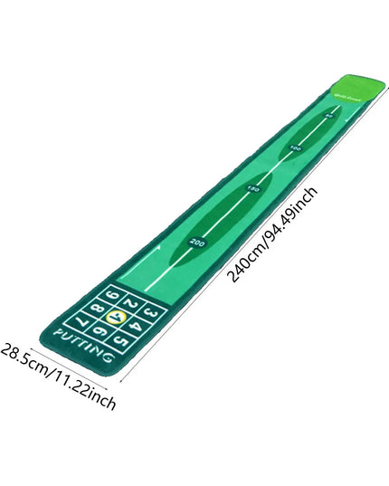 Golf Putting Indoor Golf Hitting Mat Green Mat Golf Practice Training Aid Equipment for Home Outdoor Backyard Golf Practice