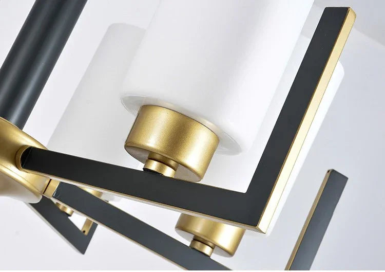 Modern Modern Led Chandelier Nordic Living Room Lamp Retro Simple Dining Room Decoration Iron Art LED Hanging Lamps Pendant Ligh