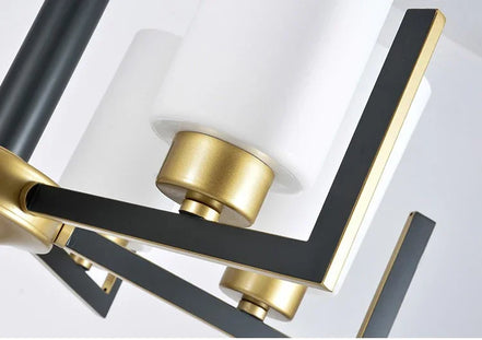 Modern Modern Led Chandelier Nordic Living Room Lamp Retro Simple Dining Room Decoration Iron Art LED Hanging Lamps Pendant Ligh