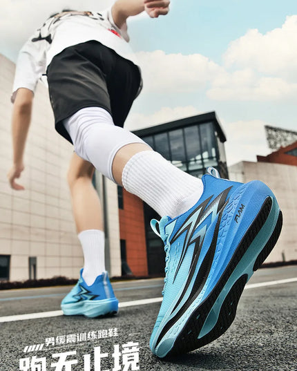 Running Shoes Speciality Marathon Men Sports Breathable Lightweight Carbon Board Women's Comfortable Athletic Nonskid Sneakers