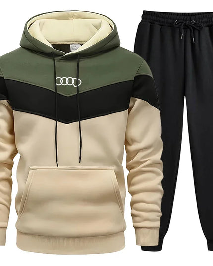Men's Clothing Casual Sweatshirt Suit Sweatshirts for Men Daily Tricolor Hoodies Hot High Quality 2024 Sports Tracksuit Jogging