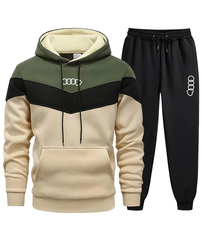 Men's Clothing Casual Sweatshirt Suit Sweatshirts for Men Daily Tricolor Hoodies Hot High Quality 2024 Sports Tracksuit Jogging