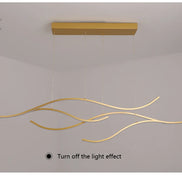 Modern Minimalist Led Chandelier Creative Personality Dining Room Bar Pendant Light Lighting Kitchen Hanging Lamp Lustre Fixture