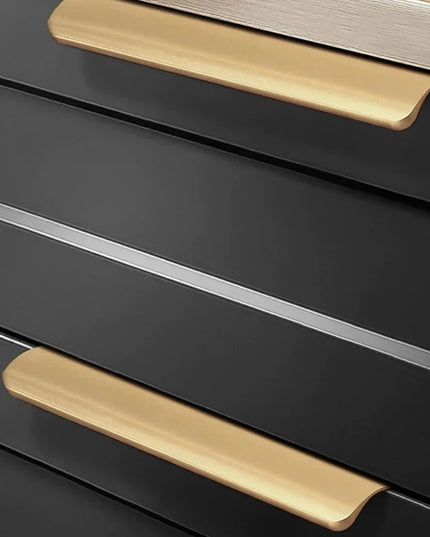 Hidden Handles for Furniture Kitchen Cabinet Handles Minimalist Wardrobe Cupboard Drawer Knobs Aluminum Alloy Furniture Handles