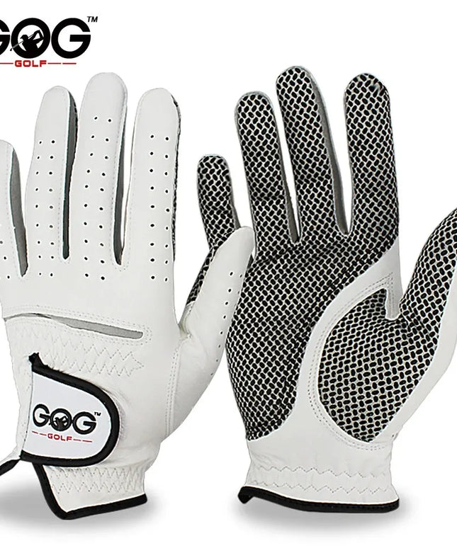 Pack 1 Pc Golf Gloves Men's Left/Right Hand Soft Breathable Pure Sheepskin With Anti-slip Granules Golf Gloves Golf Men
