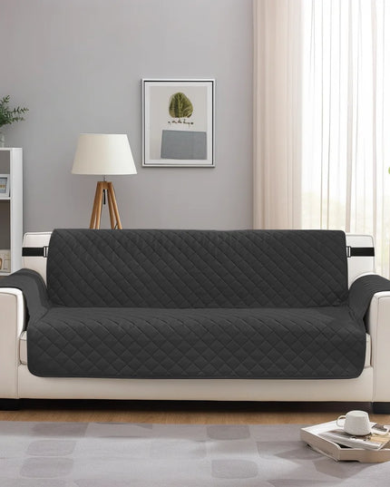 Sofa Covers Waterproof Sofa Slipcovers 1/2/3/4 Seater Non Slip Cover for Kids Pets Washable Sofa Protector with Elastic Strap