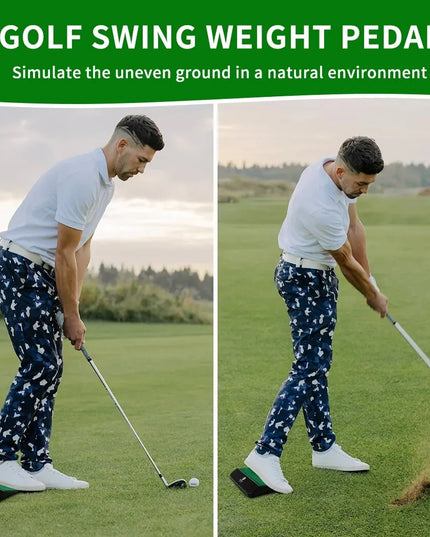 Golf Weight Shift Trainer - Simulate Your Golf Swing in a Natural Environment to Increase Stability and Strength!