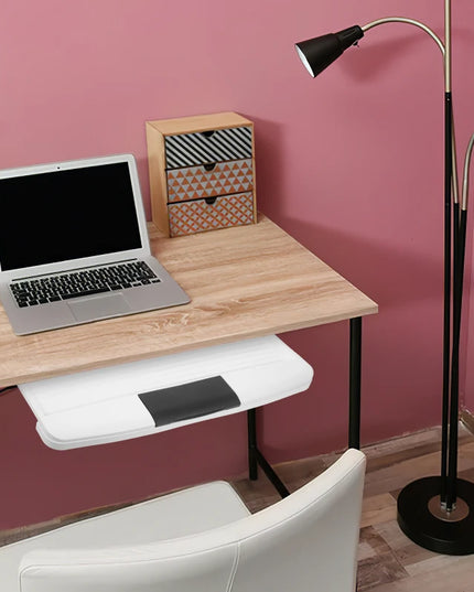 Keyboard Tray Drawer Type Keyboard Holder Slide Out Keyboard Storage Plate Under Desk Tray Computer Desk ganizer Furniture