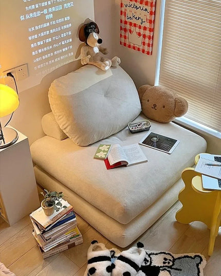 Single Sofa Bed Recliner Lounger Convertible Tatami Sofas Sets Tiny House Relaxing Giant Pouf Luxury Comfort Bedroom Furniture
