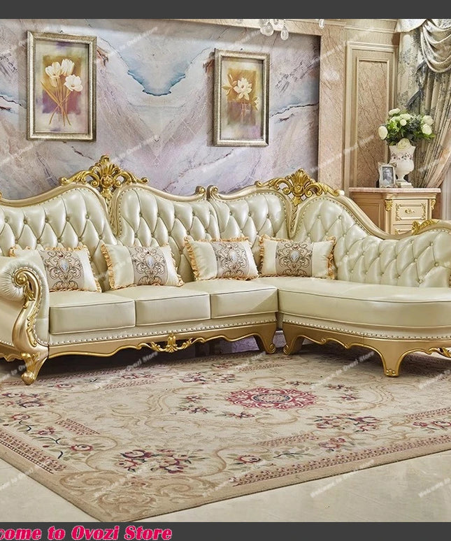Comfortable Recliner Sofas Family Cushion Elegant Double Sofa Bed Vintage Multifunctional Woonkamer Banken Home Furniture