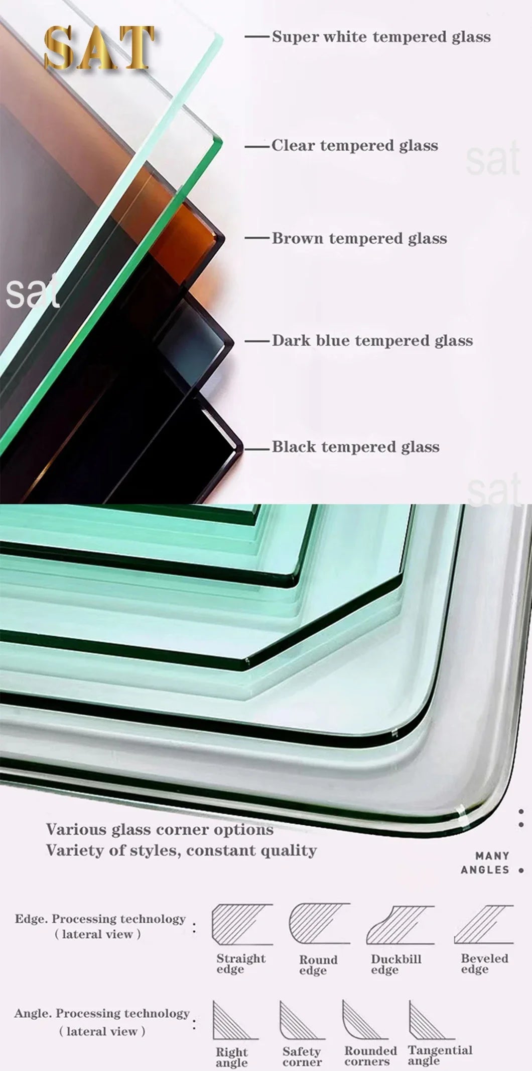 --Stainless steel frame living room side table golden glass top round coffee table modern sets clear fashion indoor