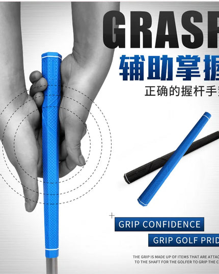 PGM Golf Club Grips Hexagonal Grip Rubber Grip Applicable for Iron and Wooden Golf Clubs Putter Grip Black/Blue