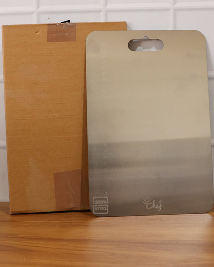 Large Stainless Steel Chopping Cutting Board (1 Pc)