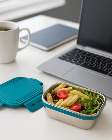 Apex Stainless Steel Mini Stack Plate Food Container (Approx 200 Ml)