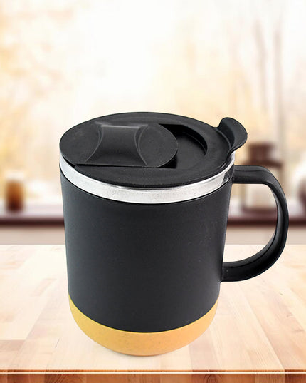 Insulated Coffee Mug With Spill-proof Lid (Approx 450ml  1 Pc)