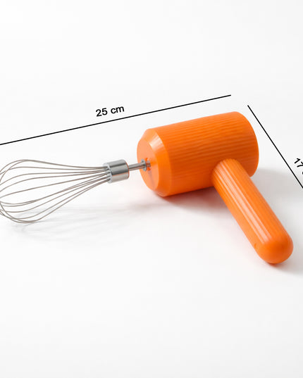 Portable Usb Rechargeable Electric Handheld Whisk Mixer (1 Set)