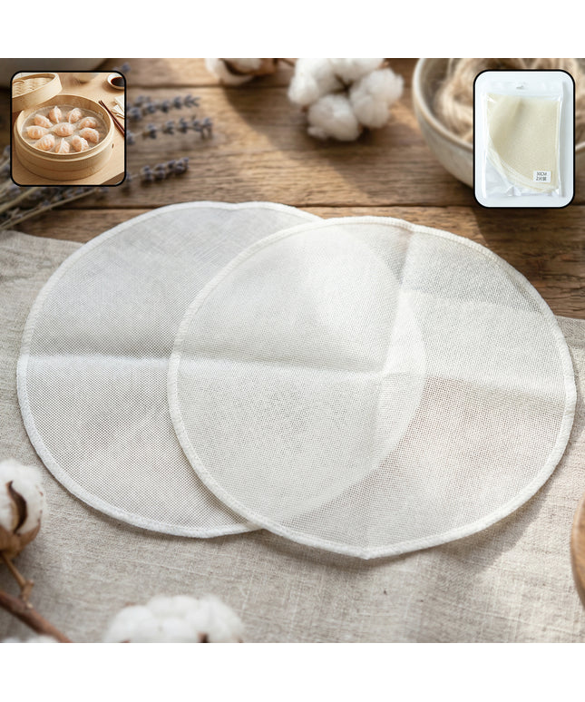Reusable Cotton Steam Cloth (2 Pc 30 Cm)